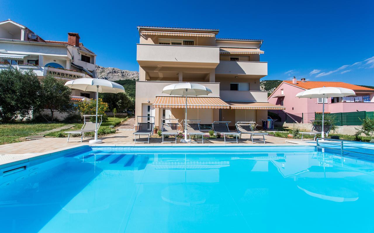 Apartments Viktorija 2 Baška Exteriör bild